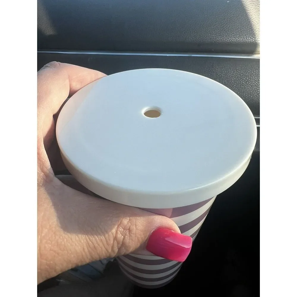 Kate Spade 20oz‎ Tumbler Purple Gray No Straw
